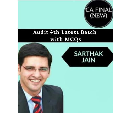 CA Final Audit 4th Batch with MCQs Full Course By Sarthak Jain (New) - Pen Drive