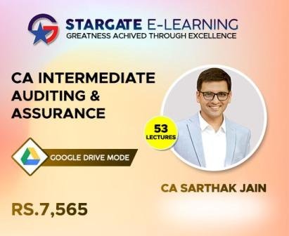 CA Inter Auditing & Assurance by CA Sarthak Jain