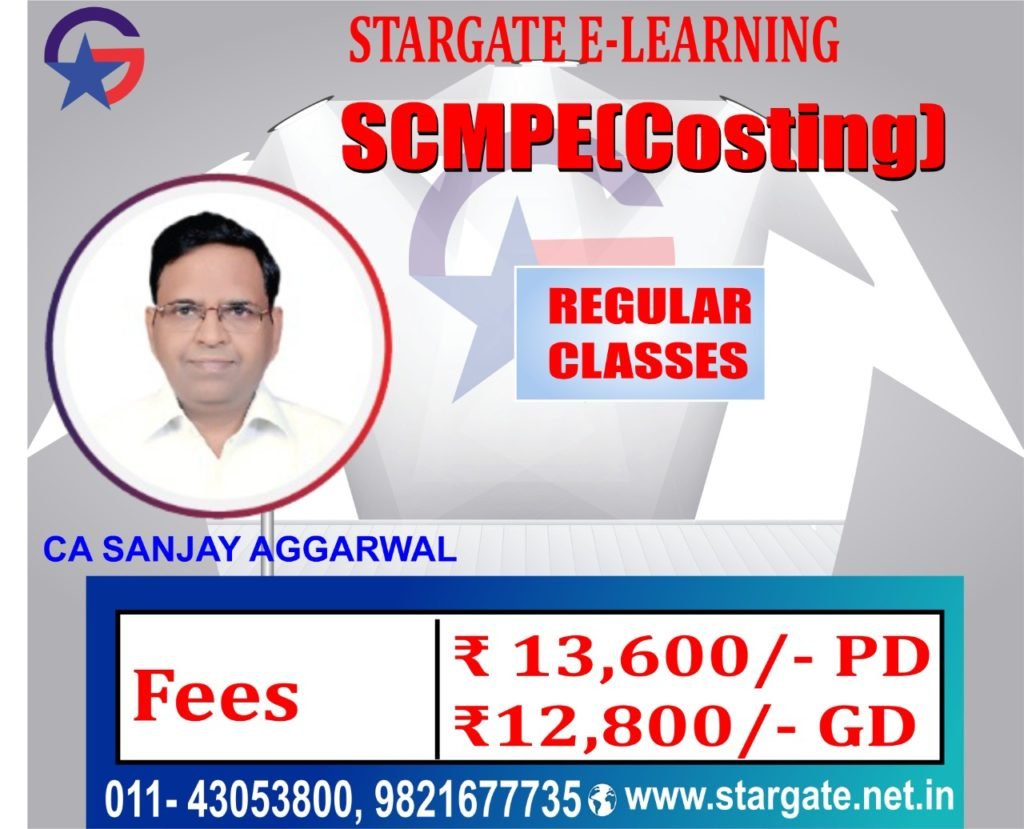 CA Final Costing Classes (SCMPE) by Sanjay Aggarwal Sir Pen Drive & Google Drive