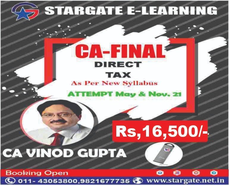 CA FINAL DIRECT TAX PEN DRIVE