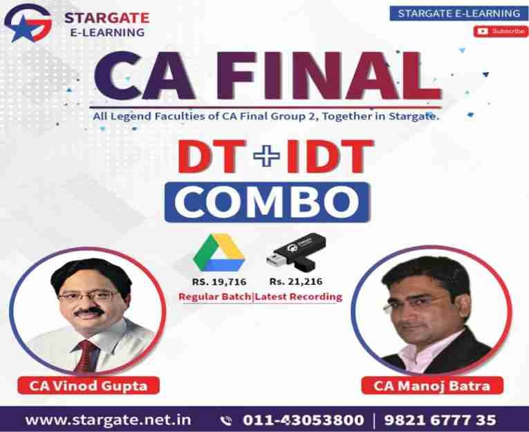 ca final dt idt combo