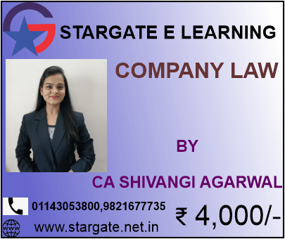 COMPANY LAW BY CA SHIVANGI AGARWAL