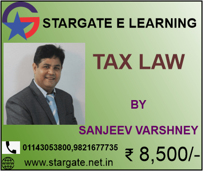 TAX LAWS BY SANJEEV VARSHNEY