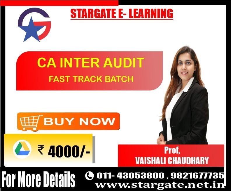 CA INTER AUDIT FAST TRACK BATCH GOOGLE DRIVE