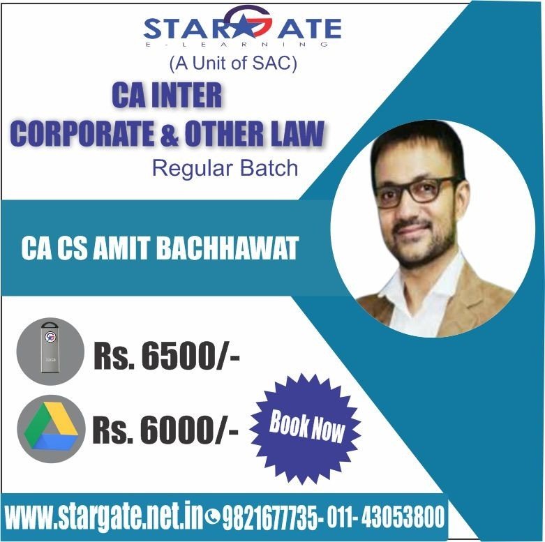 CA INTER CORPORATE & OTHER LAWS REGULAR BATCH