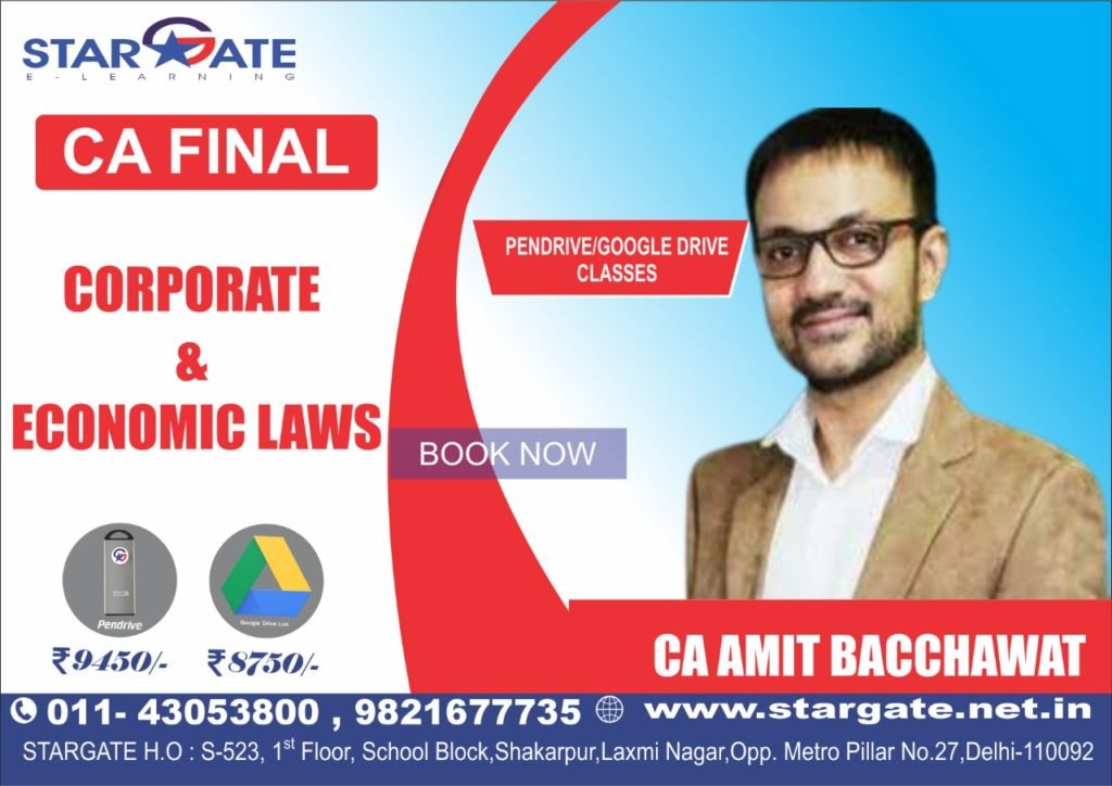 CA FINAL CORPORATE & ECONOMIC LAWS