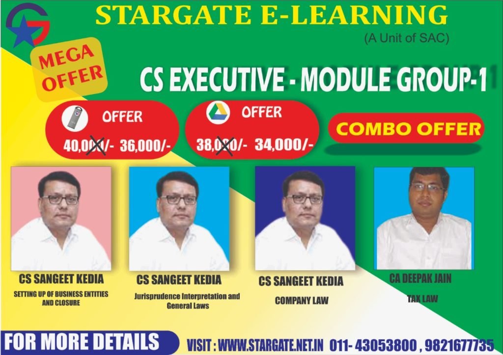 CS EXECUTIVE - MODULE GROUP 1