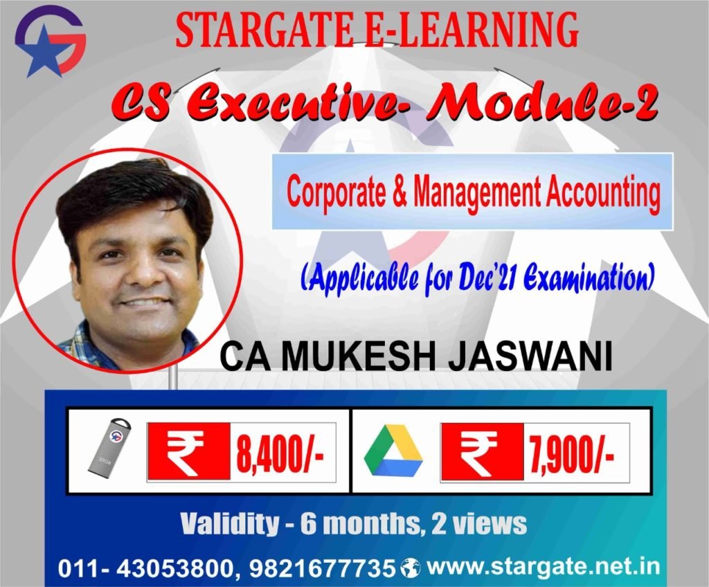 Corporate & Management Accounting by Mukesh Jaswani