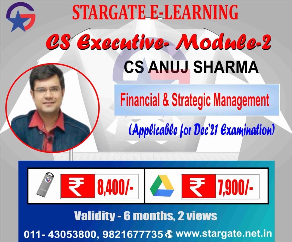 Financial & Strategic Management by CS Anuj Sharma