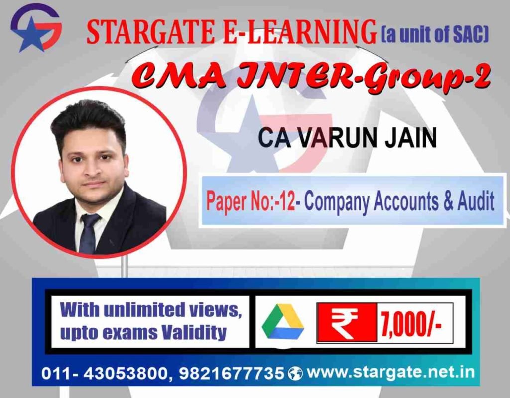 CMA INTER GROUP 2 BY CA VARU JAIN