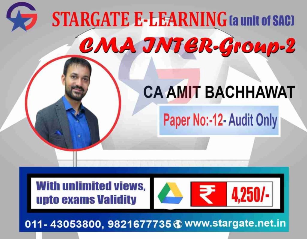 CMA INTER GROUP 2 BY CA AMIT BACHHAWAT