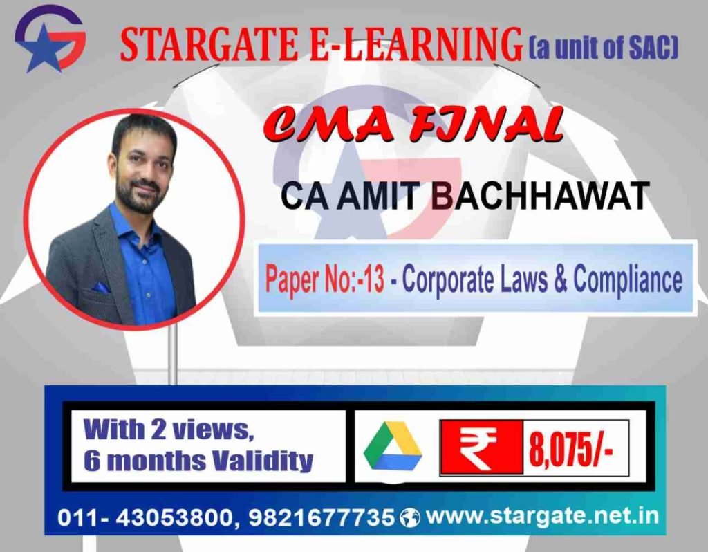 CMA FINAL GROUP 1 BY CA AMIT BACHHAWAT