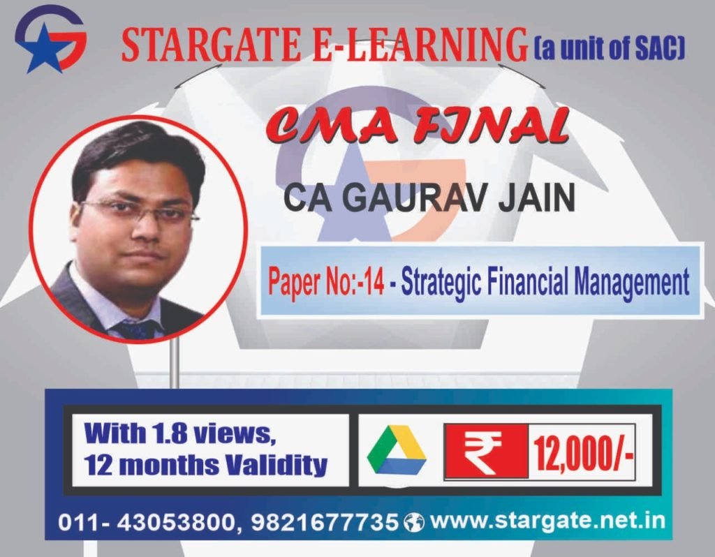 CMA FINAL GROUP 1 BY CA GAURAV JAIN