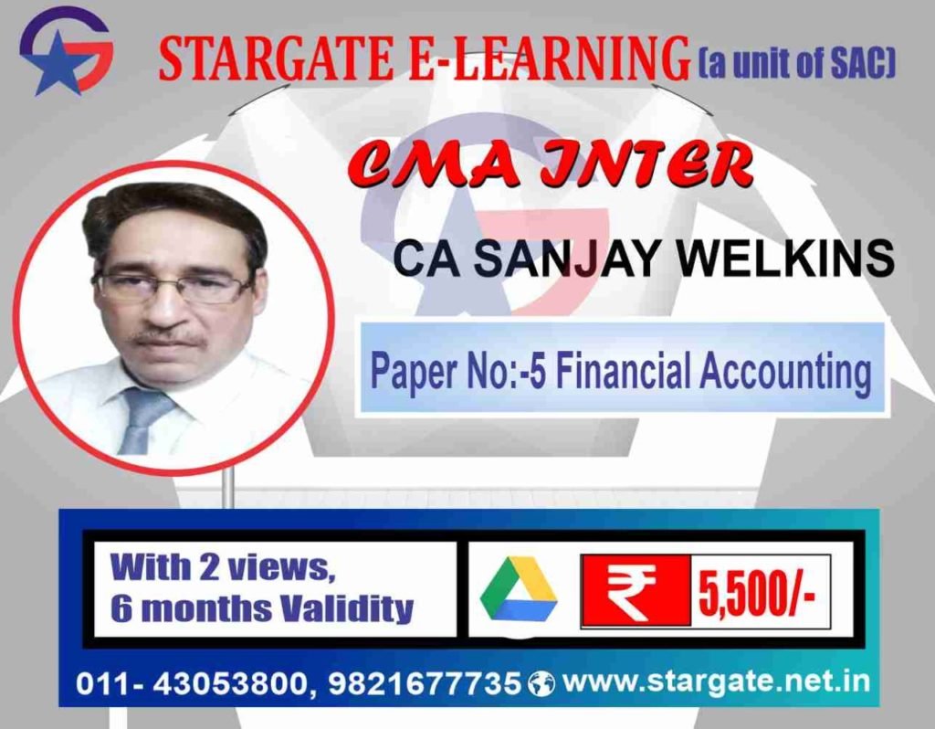 CMA INTER GROUP 1 BY CA SANJAY WELKINS