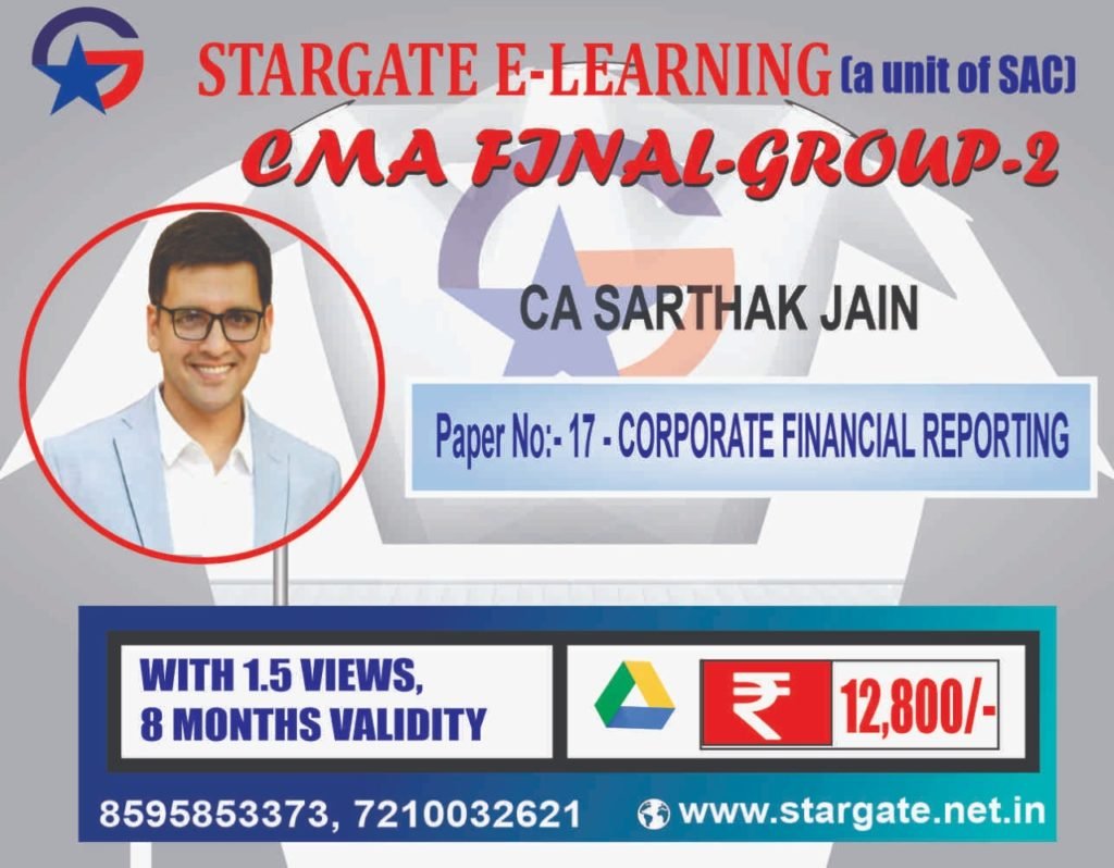 CMA FINAL GROUP 2 BY CA SARTHAK JAIN