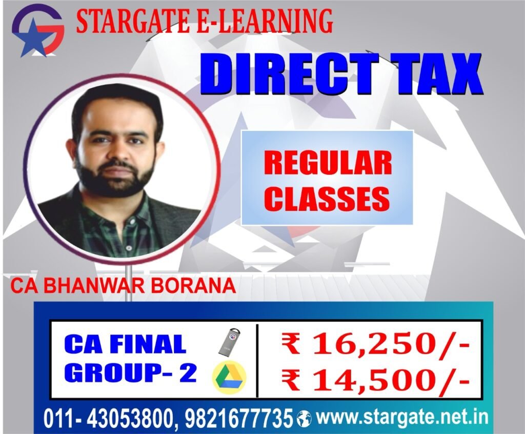 Direct Tax by CA Bhanwar Borana