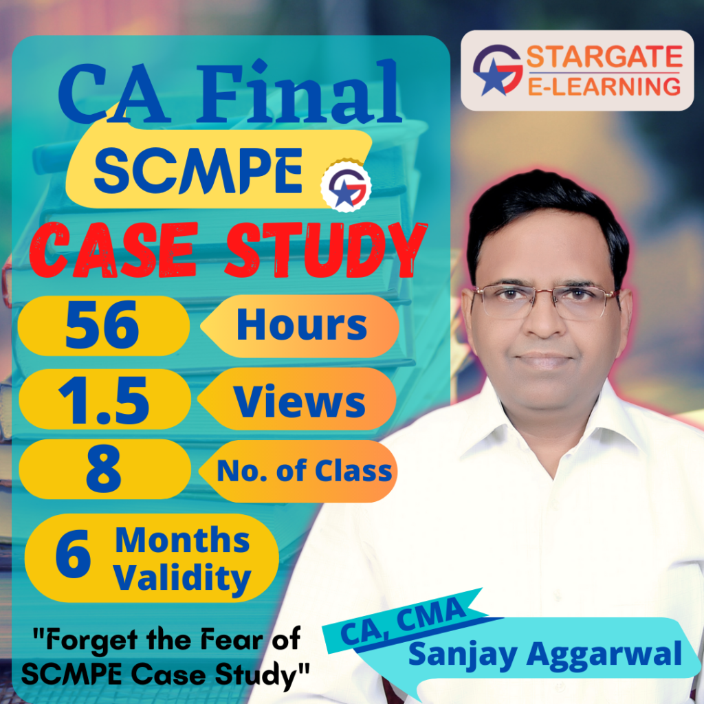 Stargate E-Learning, CA Sanjay Aggarwal, SCMPE